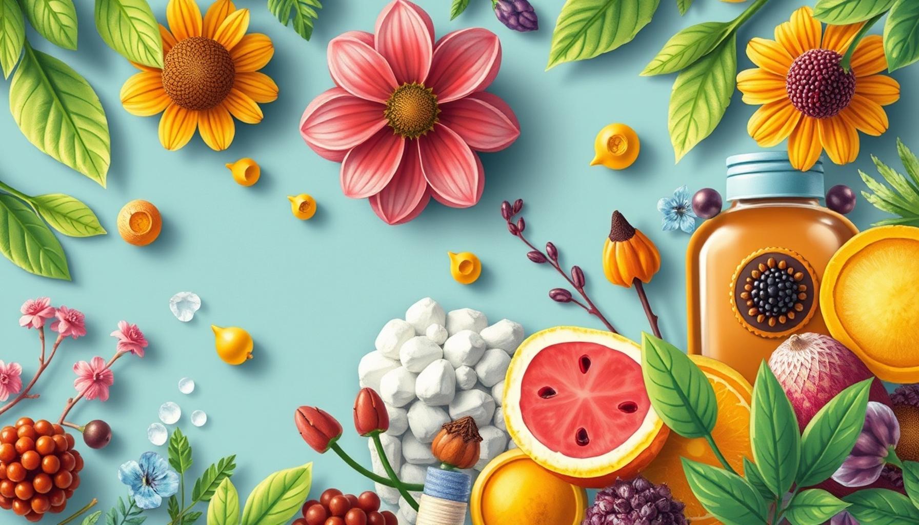 The Role of Natural Ingredients in the Formulation of Anti-Aging Products